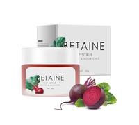 Betaine Lip Scrub - Deep Exfoliating Sugar Polish, Lip Balm For Exfoliation & Dark Lip Moisturizing, With Walnut, Almond & Shea Butter, Removes Dead Skin & Smooths Lip Lines.1.76oz