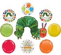 Betallic Very Hungry Birthday Catepillar Party Supplies Foil Balloon Bouquet Decorations