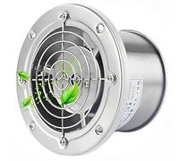 BETAM Bathroom Extractor Fan,Stainless Steel Ventilation Fan,Wall Mounted Exhaust Fan,High Speed Small Window Fan,2800R/Min,Kitchen,Garage,Home,Easy To Clean,150MM