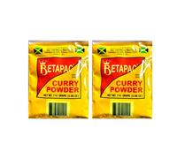 Betapac Curry Powder | Perfect to Season Your Goat Meat and Curried Chicken Dishes | 2 x 110g