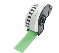 BETCKEY 1 Roll Green DK-22210 Labels, 29mm x 30.48m | 1 Black on Green Continuous Length Paper Labels Compatible with Brother QL Label Printers