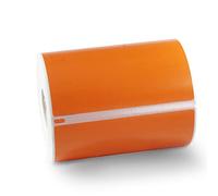BETCKEY - 1 Roll Orange Extra Large Shipping Labels Compatible with DYMO S0904980, 104mm x 159mm, 220 Colored Labels Compatible with DYMO LabelWriter 4XL, NOT Fit 550 or 5XL