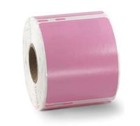 BETCKEY - 1 Roll Pink Multi-Purpose Labels Compatible with DYMO 99015(S0722440), 54mm x 70mm, 400 Colored Labels Compatible with DYMO LabelWriter 450, 4XL, NOT Fit 550 or 5XL