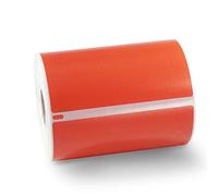 BETCKEY - 1 Roll Red Extra Large Shipping Labels Compatible with DYMO S0904980, 104mm x 159mm, 220 Colored Labels Compatible with DYMO LabelWriter 4XL, NOT Fit 550 or 5XL