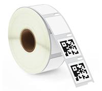BETCKEY - 1 Roll S0929120 Self-Adhesive Labels, 25mm x 25mm, 750 Small Multi-Purpose Labels Compatible with DYMO LabelWriter 450, 4XL, NOT Fit 550 or 5XL