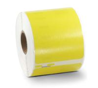 BETCKEY - 1 Roll Yellow Multi-Purpose Labels Compatible with DYMO 99015(S0722440), 54mm x 70mm, 400 Colored Labels Compatible with DYMO LabelWriter 450, 4XL, NOT Fit 550 or 5XL