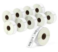 BETCKEY - 10 Rolls 11352 Self-Adhesive Labels Compatible with DYMO S0722520, 25mm x 54mm, 5000 Return Address Labels Compatible with DYMO LabelWriter 450, 4XL, NOT Fit 550 or 5XL