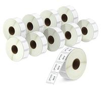BETCKEY - 10 Rolls 11353 Self-Adhesive Labels Compatible with DYMO S0722530, 13mm x 25mm, 10000 Small Multi-Purpose Labels Compatible with DYMO LabelWriter 450, 4XL, NOT Fit 550 or 5XL