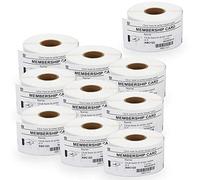 BETCKEY 10 Rolls 11356 Labels Compatible with DYMO S0722560, 41mm x 89mm, 3000 Name Badge ONLY Use for Labelwriter 450 & 4XL