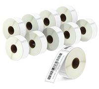 BETCKEY - 10 Rolls 99010 Self-Adhesive Labels Compatible with DYMO S0722370, 28mm x 89mm, 3500 Standard Address Labels Compatible with DYMO LabelWriter 450, 4XL, NOT Fit 550 or 5XL