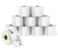 BETCKEY - 10 Rolls 99019 Self-Adhesive Labels Compatible with DYMO S0722480, 59mm x 190mm, 1500 Lever Arch File Labels Compatible with DYMO LabelWriter 450, 4XL, NOT Fit 550 or 5XL