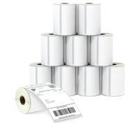 BETCKEY - 10 Rolls S0904980 Self-Adhesive Labels, 104mm x 159mm, 2200 Extra Large Shipping Labels Compatible with DYMO LabelWriter 4XL, NOT Fit 550 or