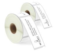 BETCKEY - 2 Rolls 99012 Self-Adhesive Labels Compatible with DYMO S0722400, 36mm x 89mm, 520 Large Address Labels Compatible with DYMO LabelWriter 450, 4XL, NOT Fit 550 or 5XL