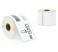 BETCKEY - 2 Rolls 99019 Self-Adhesive Labels Compatible with DYMO S0722480, 59mm x 190mm, 300 Lever Arch File Labels Compatible with DYMO LabelWriter 450, 4XL, NOT Fit 550 or 5XL