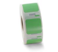 BETCKEY 2 Rolls Green S0929120 Labels Compatible with DYMO, 25mm x 25mm | S0929120, 1500 Black on Green Small Multi-Purpose Labels for Labelwriter 450 & 4XL
