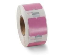 BETCKEY - 2 Rolls Pink Small Multi-Purpose Labels Compatible with DYMO 11353(S0722530), 13mm x 25mm, 2000 Colored Labels Compatible with DYMO LabelWriter 450, 4XL, NOT Fit 550 or 5XL