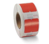 BETCKEY 2 Rolls Red 11353 Labels Compatible with DYMO, 13mm x 25mm | S0722530, 2000 Black on Red Small Multi-Purpose Labels for Labelwriter 450 & 4XL