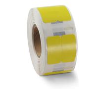 BETCKEY - 2 Rolls Yellow Small Multi-Purpose Labels Compatible with DYMO 11353(S0722530), 13mm x 25mm, 2000 Colored Labels Compatible with DYMO LabelWriter 450, 4XL, NOT Fit 550 or 5XL