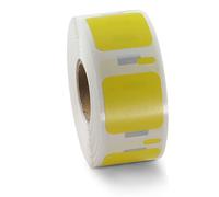BETCKEY - 2 Rolls Yellow Small Multi-Purpose Labels Compatible with DYMO S0929120, 25mm x 25mm, 1500 Colored Labels Compatible with DYMO LabelWriter 450, 4XL, NOT Fit 550 or 5XL