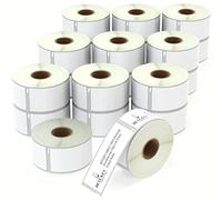 BETCKEY - 20 Rolls 99012 Self-Adhesive Labels Compatible with DYMO S0722400, 36mm x 89mm, 5200 Large Address Labels Compatible with DYMO LabelWriter 450, 4XL, NOT Fit 550 or 5XL