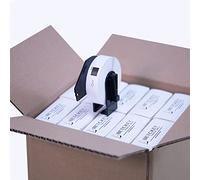 BETCKEY - 20 Rolls DK-11203 Labels, 17mm x 87mm, 6000 File Folder Labels Compatible with Brother QL Label Printers