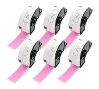 BETCKEY - 2400 Pink Labels Replacement for Brother DK-11201, 29mm x 90mm Standard Address Labels Compatible with Brother QL Label Printers