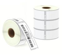 BETCKEY - 4 Rolls 99010 Self-Adhesive Labels Compatible with DYMO S0722370, 28mm x 89mm, 1400 Standard Address Labels Compatible with DYMO LabelWriter 450, 4XL, NOT Fit 550 or 5XL