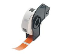 BETCKEY - 400 Orange Labels Replacement for Brother DK-11204, 17mm x 54mm Multi Purpose Labels Compatible with Brother QL Label Printers