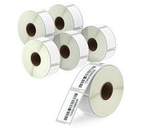 BETCKEY - 6 Rolls 11355 Self-Adhesive Labels Compatible with DYMO S0722550, 19mm x 51mm, 3000 Small Multi-Purpose Labels Compatible with DYMO LabelWriter 450, 4XL, NOT Fit 550 or 5XL