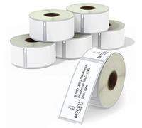 BETCKEY - 6 Rolls 99012 Self-Adhesive Labels Compatible with DYMO S0722400, 36mm x 89mm, 1560 Large Address Labels Compatible with DYMO LabelWriter 450, 4XL, NOT Fit 550 or 5XL