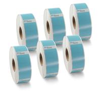 BETCKEY 6 Rolls Blue 11352 Labels Compatible with DYMO, 25mm x 54mm | S0722520, 3000 Black on Blue Return Address Labels for Labelwriter 450 & 4XL