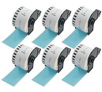 BETCKEY 6 Rolls Blue DK-22223 Labels, 50mm x 30.48m