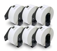 BETCKEY - 6 Rolls DK-11201 Labels, 29mm x 90mm, 2400 Standard Address Labels Compatible with Brother QL Label Printers
