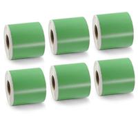 BETCKEY - 6 Rolls Green Lever Arch File Labels Compatible with DYMO 99019(S0722480), 59mm x 190mm, 900 Colored Labels Compatible with DYMO LabelWriter 450, 4XL, NOT Fit 550 or 5XL