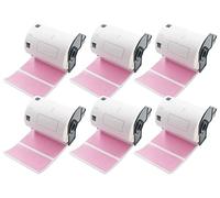 BETCKEY 6 Rolls Pink DK-11240 Labels, 102mm x 51mm