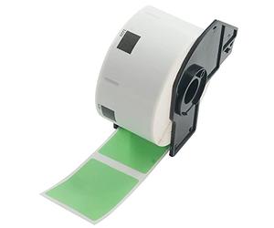 BETCKEY - 620 Green Labels Replacement for Brother DK-11220, 39mm x 48mm White Food Labels Compatible with Brother QL Label Printers