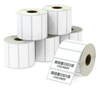 BETCKEY - 67mm x 25mm(2.625 in x 1 in) File Folder & Address Thermal Labels, 12000 Perforated Labels, 6 Rolls
