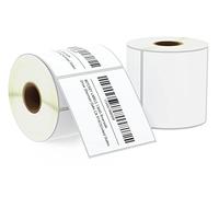 BETCKEY - 76mm x 76mm(3 in x 3 in) Multipurpose & Large Square Thermal Labels, 500 Perforated Stickers per Roll Compatible with Zebra & More Printers [2 Roll/1000 Labels]