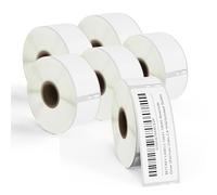 BETCKEY 99010 Glossy Easy Off Labels, 28mm x 89mm, 6 Rolls | S0722370, 2100 Standard Address Labels, Removable & No Residues Stickers ONLY Use for Labelwriter 450 & 4XL