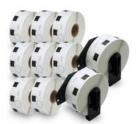 BETCKEY DK-11218 Labels, Φ24mm, 10 Rolls + 2 Reusable Holders
