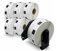 BETCKEY DK-11218 Labels, Φ24mm, 6 Rolls + 1 Reusable Holders