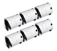 BETCKEY DK-11240 Glossy Easy Peel Off Labels, 102mm x 51mm, 6 Rolls
