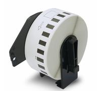 BETCKEY DK-22214 Labels Compatible with Brother, 12mm x 30.48m, 1 Roll | 1 Continuous Length Paper Labels Compatible with Brother QL Label Printers