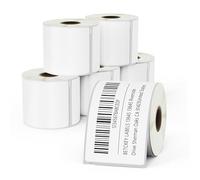 BETCKEY - Film Removable Label Replacement for DYMO 30256 (2-5/16" x 4"), Durable Waterproof Shipping Label - Compatible with Rollo, DYMO 450, 4XL & Zebra Printers[6 Rolls/1800 Labels]