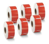 BETCKEY Red Multi-Purpose Labels 19mm x 51mm for DYMO LabelWriter 450, 4XL - 3000 Labels