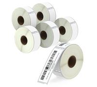 BETCKEY - Removable Compatible with DYMO 99010, 28mm x 89mm, 2100 Non Permanent Adhesive Labels Compatible with DYMO LabelWriter 450, 4XL, NOT Fit 550 or 5XL丨6 Rolls