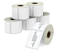 BETCKEY - Removable Compatible with DYMO 99015, 54mm x 70mm, 2400 Non Permanent Adhesive Labels Compatible with DYMO LabelWriter 450, 4XL, NOT Fit 550 or 5XL丨6 Rolls