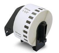 BETCKEY - Removable Labels Compatible with Brother DK-22225, 38mm x 30.48m, 1 Non Permanent Adhesive Continuous Labels Using for QL Label Printers [ 1 Roll ]