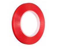 betensh Strong Double Sided Tape Acrylic Waterproof Red Film Clear Double Sided Tape Removable Residu Easy Lift Super Strong Extra long Heat-Resistant Tape,50mX12mm