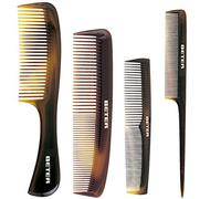 Beter 12998 - Pack of 4 Comb whisks, Brown.